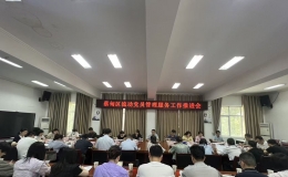 蔡甸区召开流动党员管理服务工作推进会